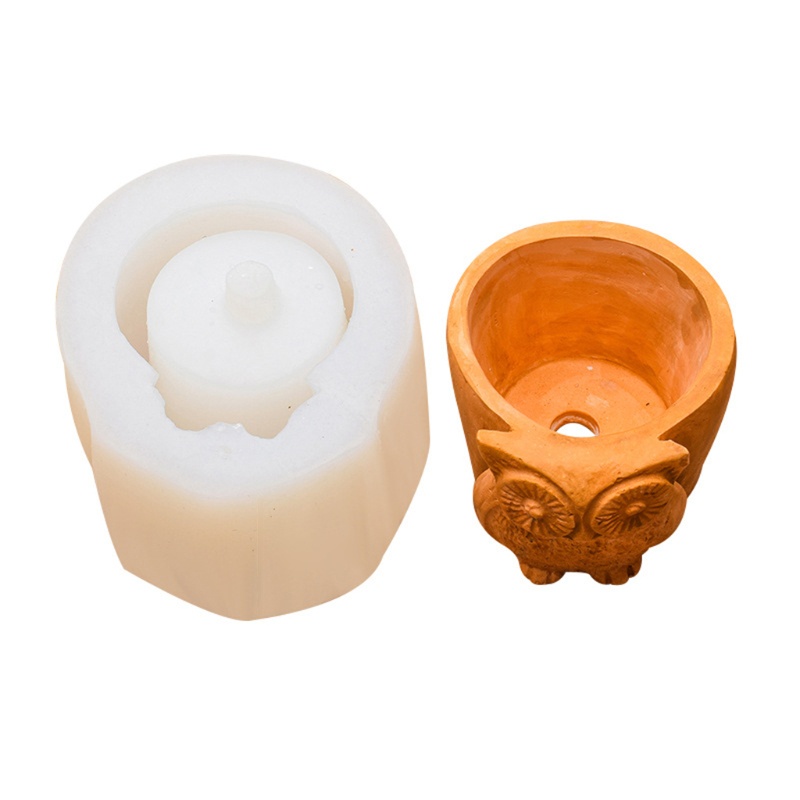 Khuôn Silicone Làm Chậu Hoa Bằng Nhựa Epoxy Resin Diy Trang Trí Nhà Cửa