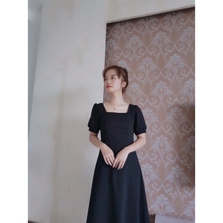 Váy đen tiểu thư dáng dài