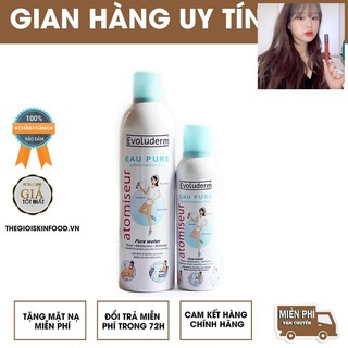 Xịt Khoáng Evoluderm Atomiseur Eau Pure Pháp 150ml - 400ml