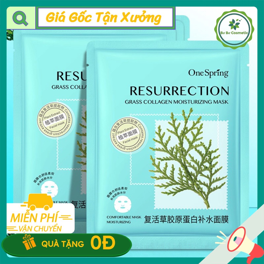 Mặt nạ sáng da, mờ thâm, cấp cẩm làm mịn da hoa quả mẫu mới One Spring Chính Hãng Nội Địa Trung