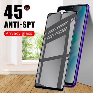 Toàn Bộ Kính Cường Lực Bảo Vệ Màn Hình Chống Nhìn Trộm Cho Huawei Nova 7i 7 Se 5t 3i P30 Lite Y7 Y9 Prime 2019 Y7P Y7A Y6S Y6P Y9S