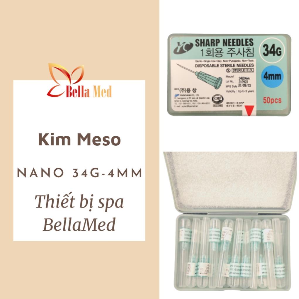 Đầu kim Nano tiêm dưỡng chất 34G - 4mm