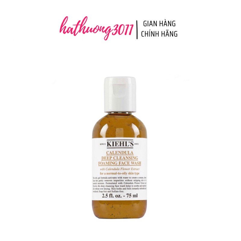 Sữa Rửa Mặt Hoa Cúc Lành Tính KIEHL'S CALENDULA DEEP CLEANSING FOAMING FACE WASH