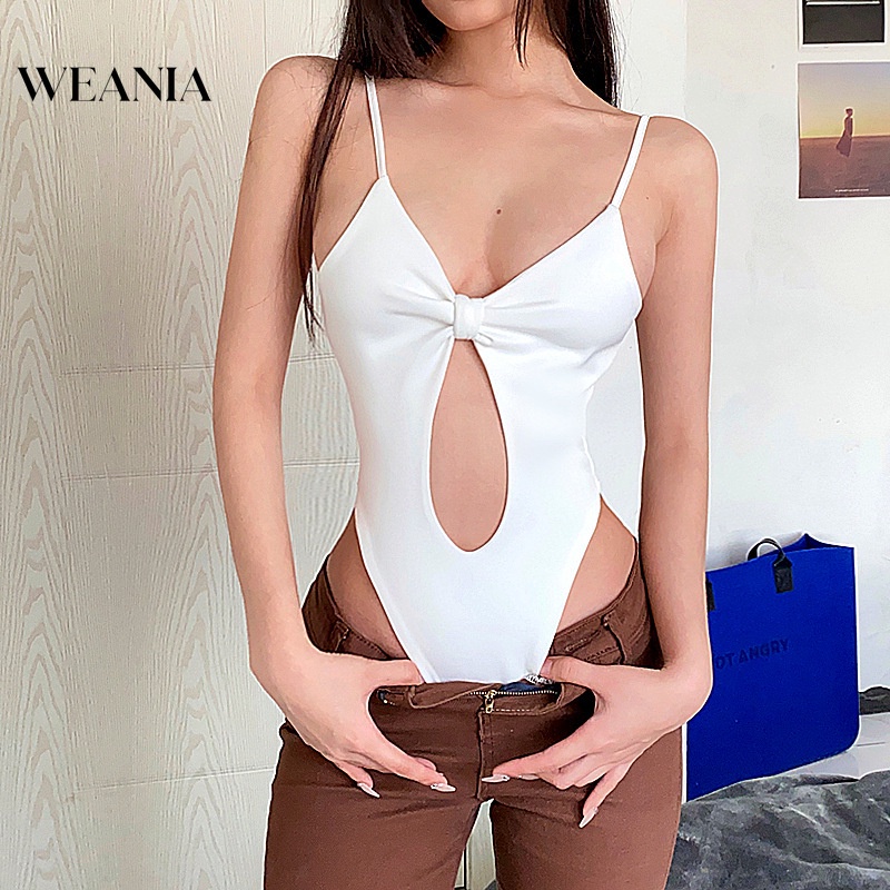 Jumpsuit Sát Nách Thiết Kế Hở Lưng Quyến Rũ