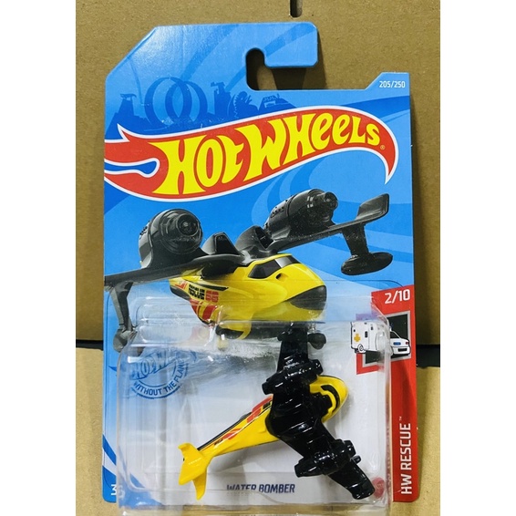 Hotwheels Xe mô hình Water Bomber màu vàng