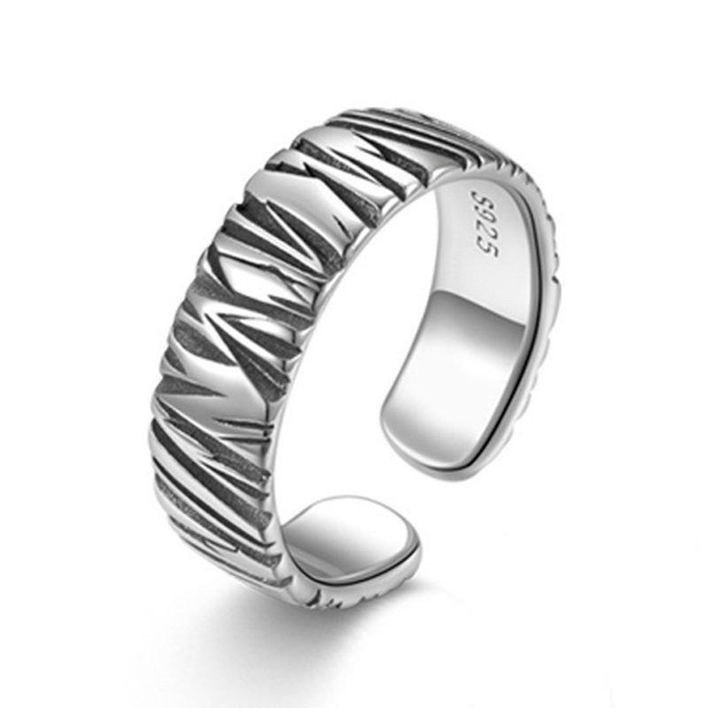 Nhẫn Đeo Ngón Trỏ Đơn Giản retro Nhật Hàn Cá Tính Hợp Xu Hướng Cho Nam