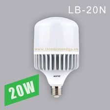 Bóng đèn Led búp trụ 20W MPE - thân nhôm đúc