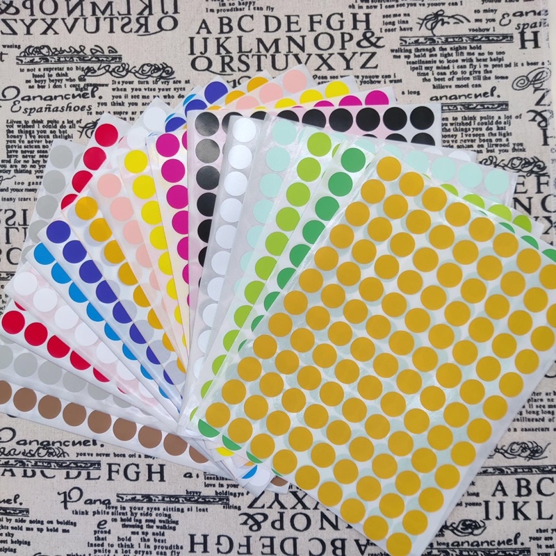 Sticker chấm tròn_ Trang Trí Top