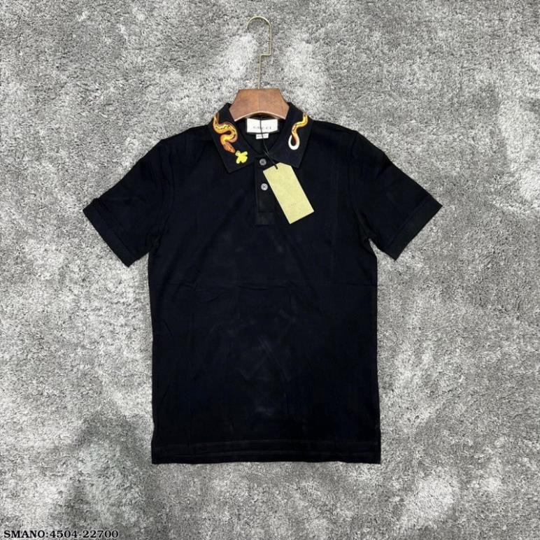 Áo Polo Nam GC Thêu Hình Rắn Siêu Đẹp - Áo Phông GC Nam Cổ Bẻ Đơn Giản
