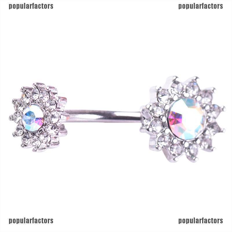 Khuyên Rốn Hình Bông Hoa Dễ Thương