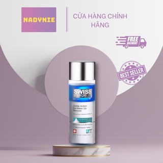 Nước Tẩy Trang Hai Pha Loại Bỏ Masscara Làm Dịu Vùng Mắt Swiss Image Double Action Eye Make Up Remover 150ml