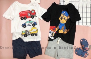 Áo phông pull HM bé trai xuất dư xịn