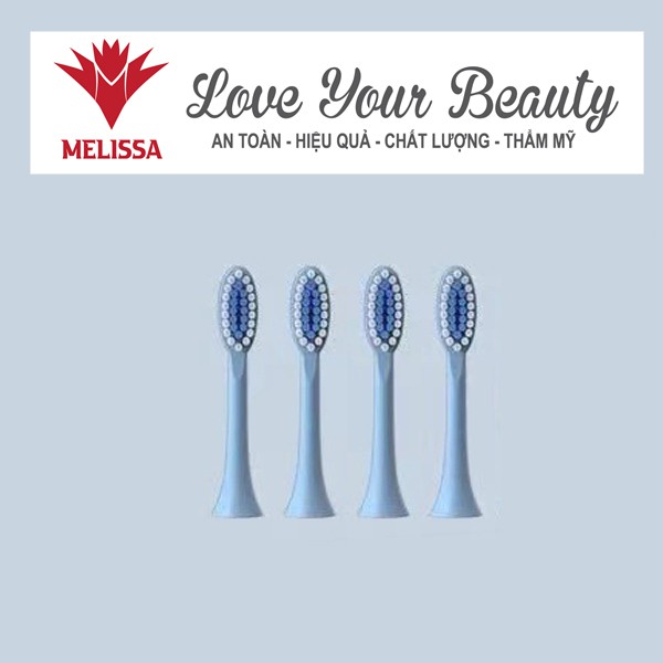 Bộ 4 đầu thay thế bàn chải đánh răng điện Melissa Sonicare Toothbrush Promax