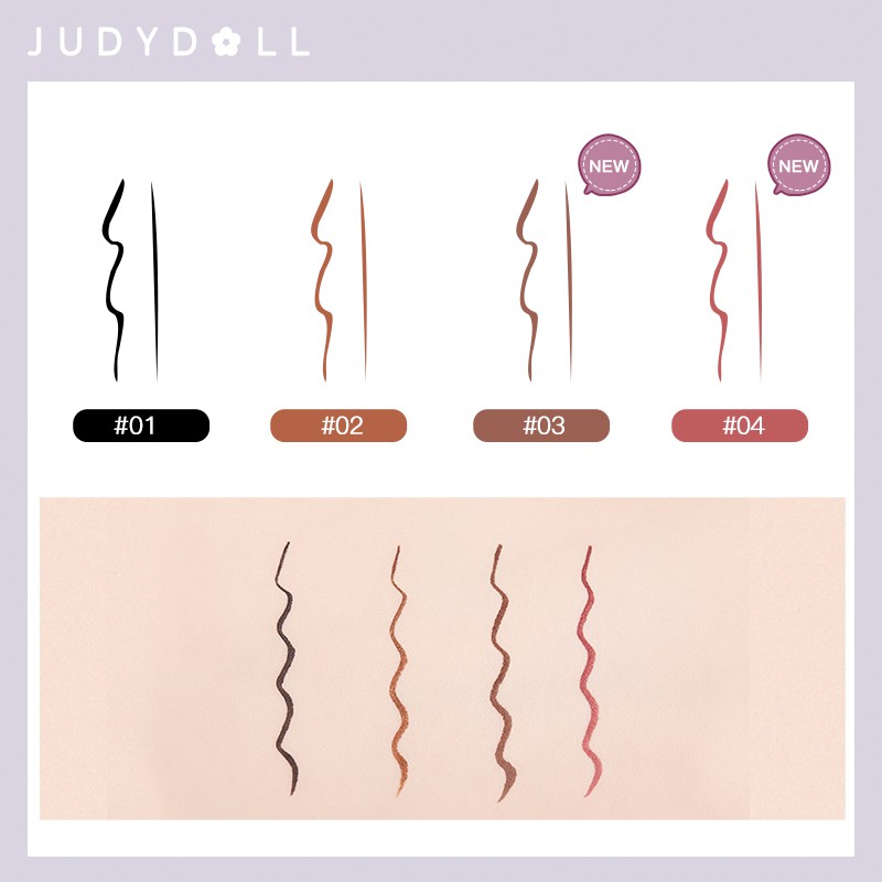 Kẻ mắt dạng nước Judydoll mảnh mượt lâu trôi với 4 màu tùy chọn 0.5ml