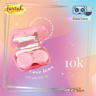 Khay gương dụng cụ kèm cây đeo và nhíp gắp Lens