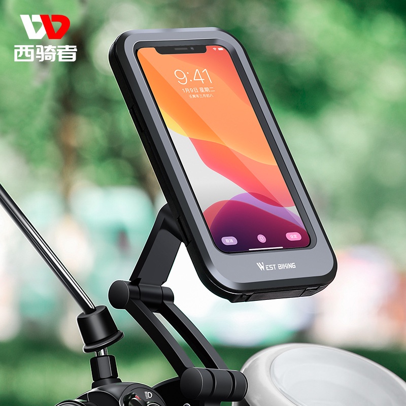 Kẹp điện thoại xe máy, giá đỡ điện thoại trên xe xoay 360 độ chống nước M3