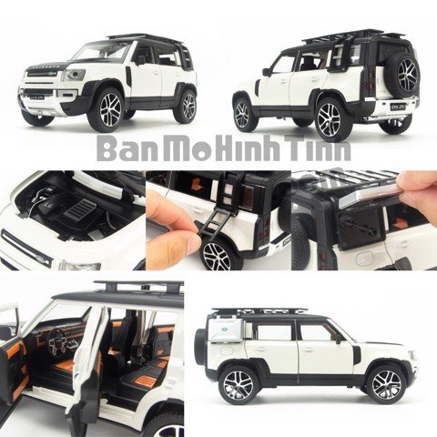 Mô hình xe Range Rover Sport, Evoque, Land Rover Defender 1:24