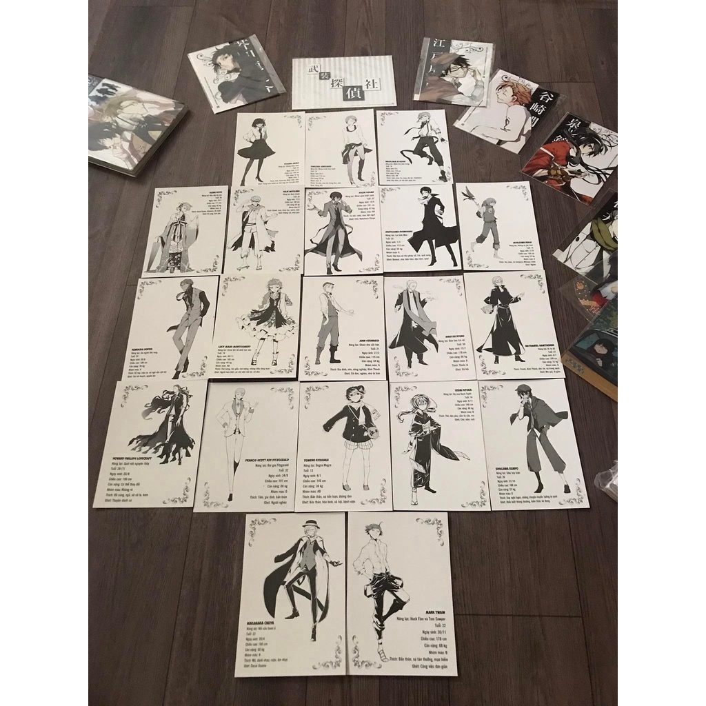 Thẻ Postcard Văn hào lưu lạc lẻ