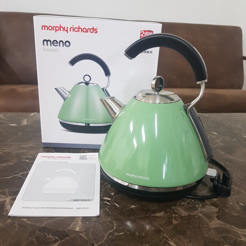 Ấm đun nước siêu tốc Morphy Richards MR7456A, dung tích 1.5L, công suất 1850W - Hàng Chính Hãng