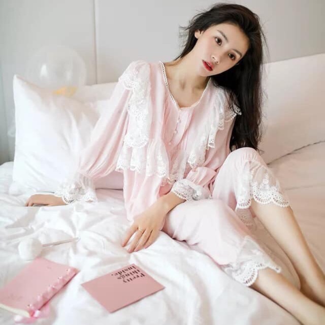 Bộ ngủ viền ren (QCCC)