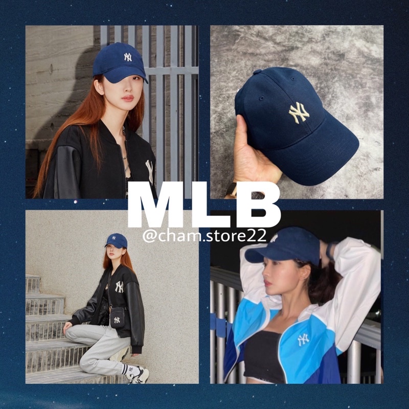 Mũ lưỡi trai  MLB NY màu xanh coban NEW cực cá tính( hàng xuất dư)