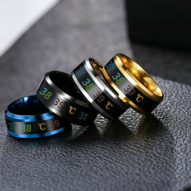 Nhẫn đeo tay chất liệu thép titan không thấm nước thời trang dành cho nữ
