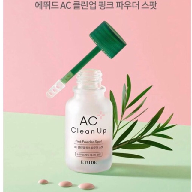 [Mẫu mới] Chấm mụn AC CLEAN UP PINK POWDER SPOT