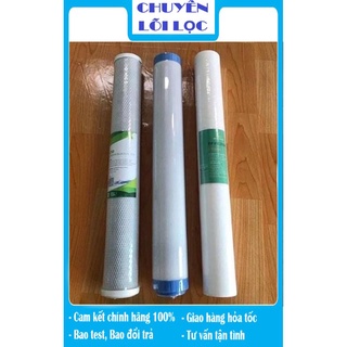 BỘ 3 LÕI LỌC THÔ SỐ 1-2-3 LỌC THÔ NƯỚC SINH HOẠT 20 INCH