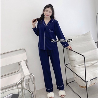 BỘ NGỦ LỤA DÀI TAY mango mềm mịn / pyjama nữ tay dài