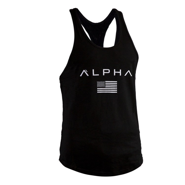 Áo Ba Lỗ tập Gym Nam Alpha dây nhỏ