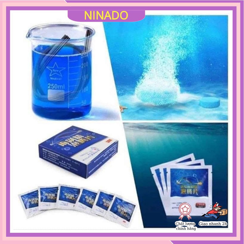 Combo 10 viên sủi nước rửa kính xe hơi