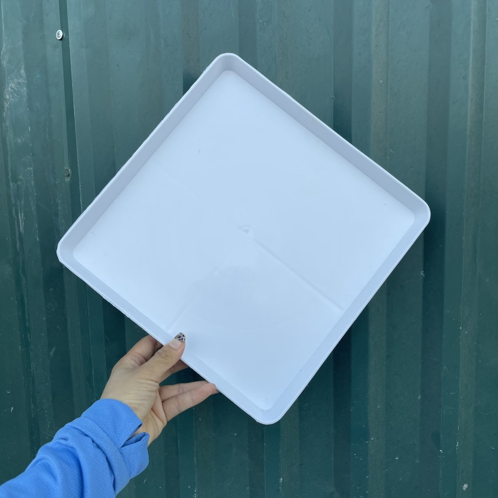 Đĩa lót chậu nhựa hình vuông đủ các size từ V9cm đến V30cm