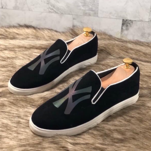 Giầy lười NY phản quang đế mỏng nam