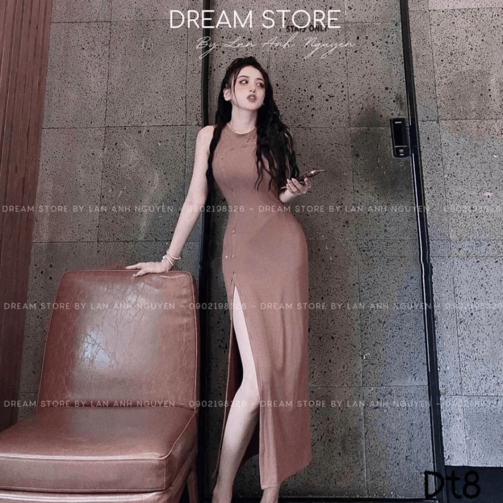 (MẪU MỚI) ĐẦM BODY DÀI XẺ ĐÙI TÔN DÁNG SEXY SANG CHẢNH ĐI CHƠI VŨ TRƯỜNG ĐẸP HẾT NẤC HHP FASHION