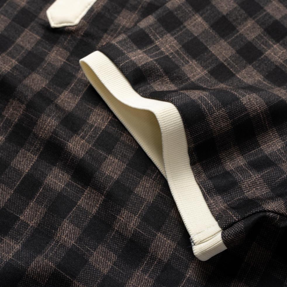 Áo POLO nam cổ bẻ GARY phối sọc caro vải Cotton Jacquard xuất xịn,chuẩn form, sang trọng - thanh lịch - HAPPYHOW