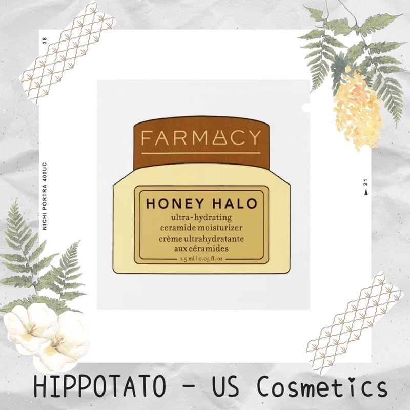 🌻 Farmacy Honey Halo Creamy Moisturizer Sample 1.5ml - Mẫu thử kem dưỡng ẩm mật ong