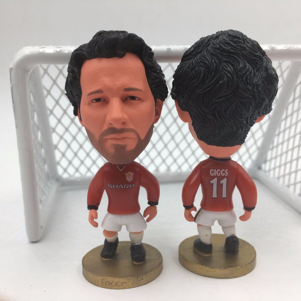 Khung thành kim loại metal chuyên trang trính mô hình cầu thủ soccerwe, soccerstarz