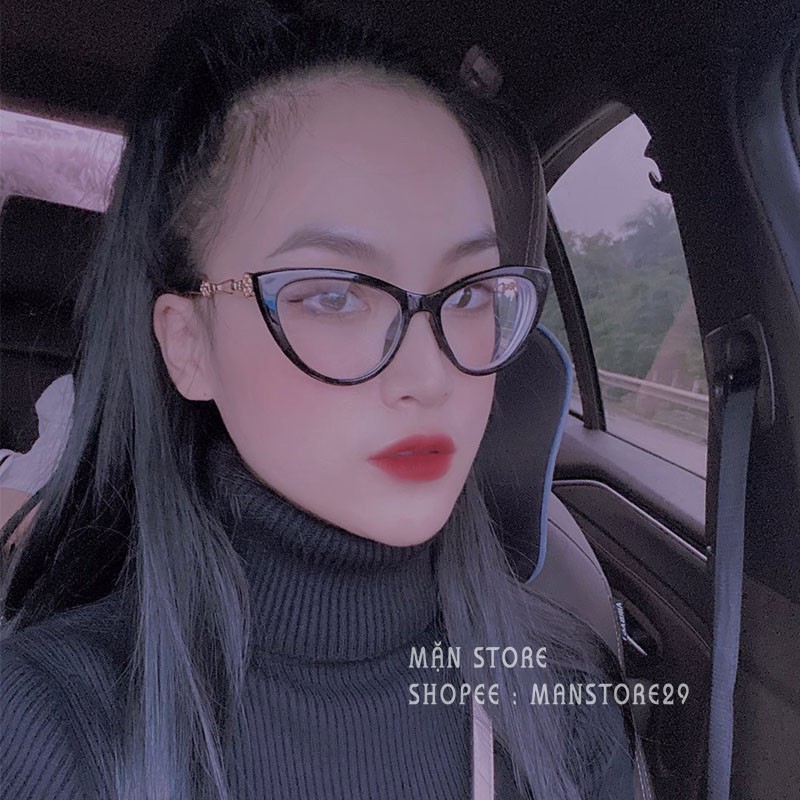 Gọng kính mắt mèo nhựa dẻo⚡𝑭𝑹𝑬𝑬𝑺𝑯𝑰𝑷⚡3386 Siêu hot 2021 Kính mắt MQ nhận lắp mắt cận 0-6 độ vào kính | BigBuy360 - bigbuy360.vn