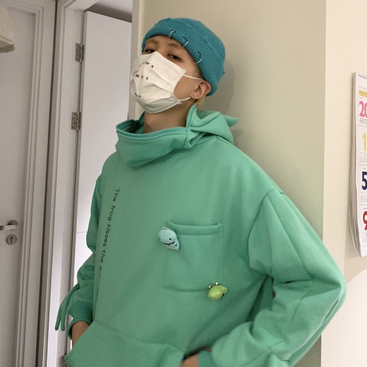 🐸SALE🐸Áo Hoodie Ếch khoá miệng cực xinh, áo khoác nam nữ thu đông xinh xắn hot hit | BigBuy360 - bigbuy360.vn