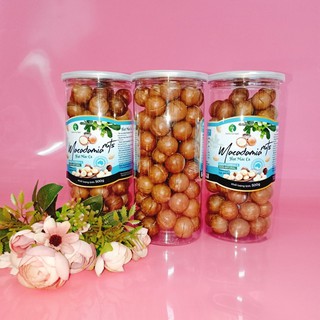 Hạt Mắc Ca Úc nứt vỏ đã nướng cao cấp hũ 500gr