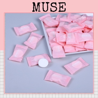 Khăn rửa mặt rạng viên nén cotton sử dùng 1 lần tiện lợi