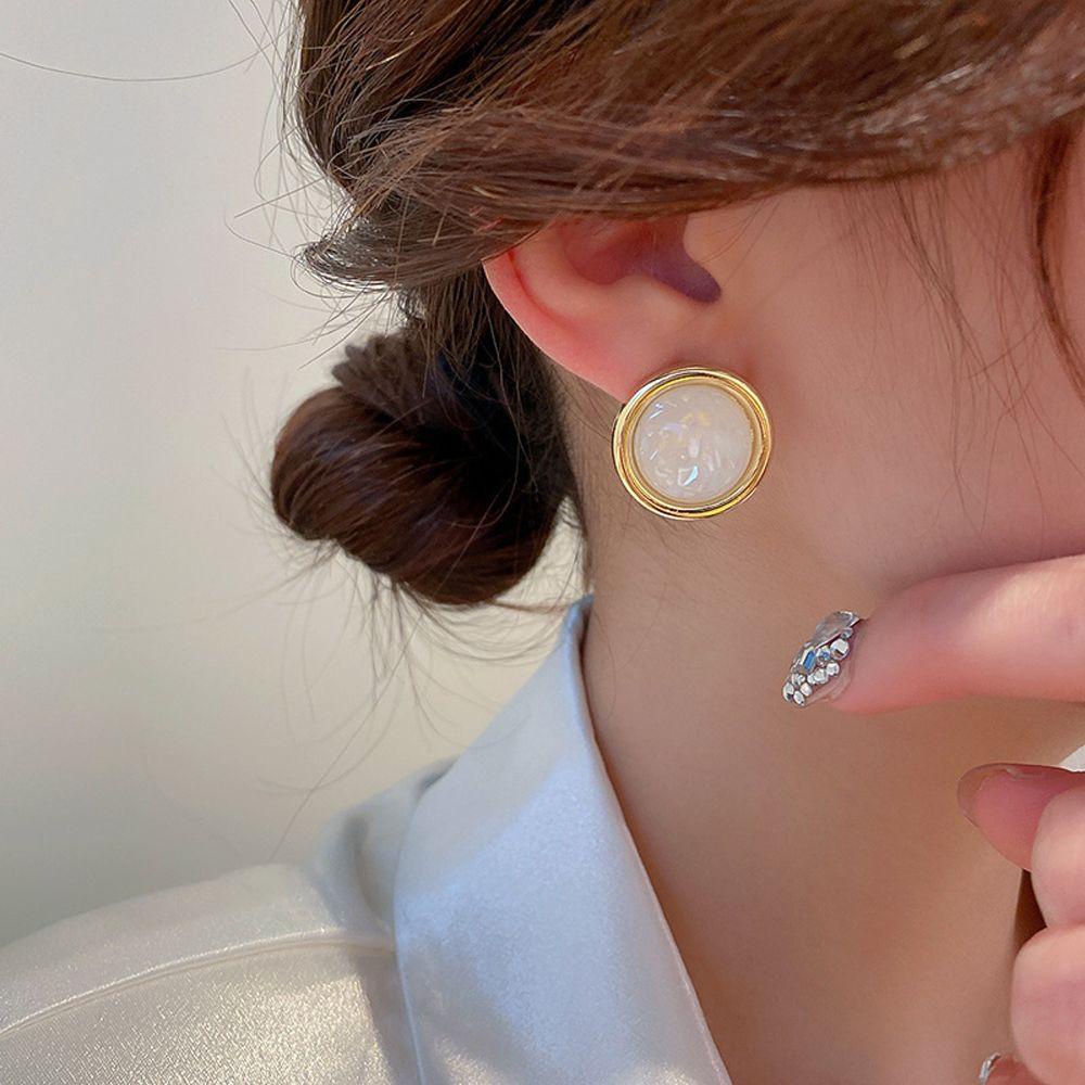 Bông Tai Đính Đá Lấp Lánh Thanh Lịch Dành Cho Nữ