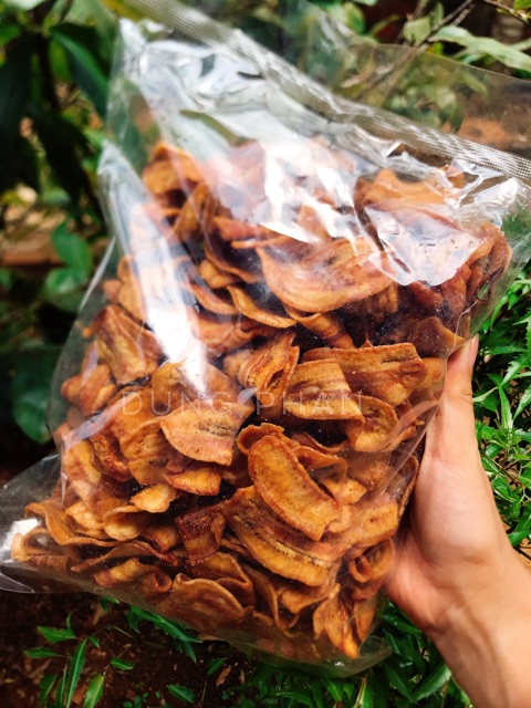 Chuối sấy không đường Gia Lai 500gr