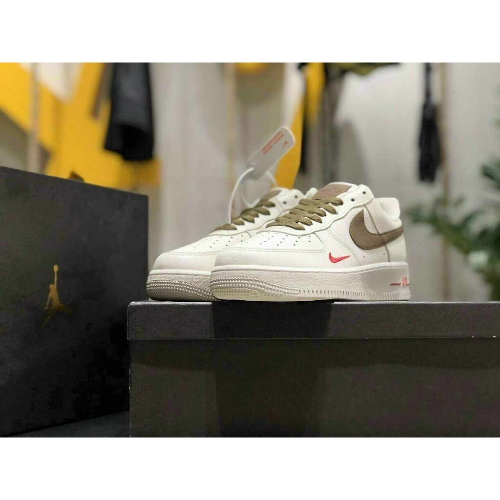 Giày Sneaker AF1 custom Vệt nâu chất lượng nguyên bản MSN2371 | BigBuy360 - bigbuy360.vn