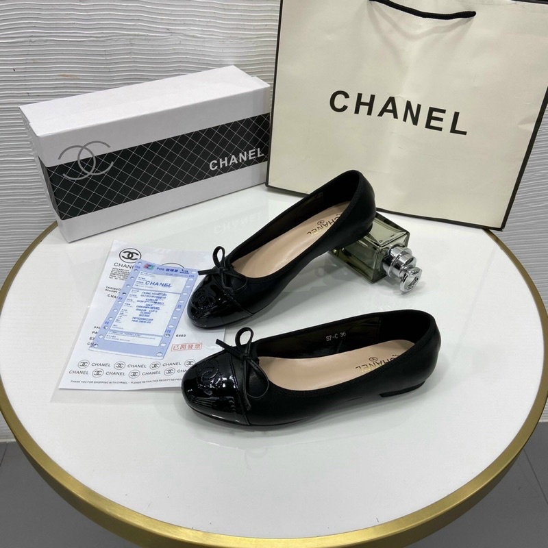 Giày Búp Bê, Giày Bệt Nữ chanel hàng fullbox siêu xinh