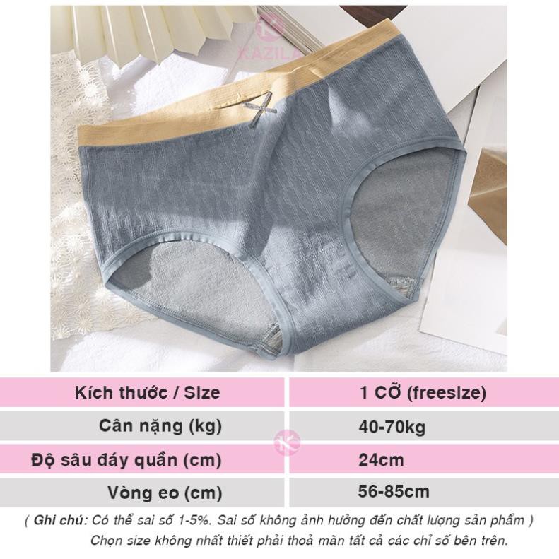 Quần lót nữ cotton cao cấp tân cổ điển, quần xi líp ôm hông nâng mông mềm mại kháng khuẩn QLH54