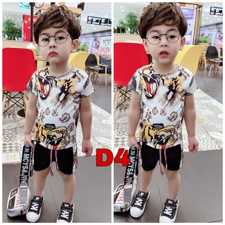 Bộ Thun 3D Bé Trai (8-23kg)