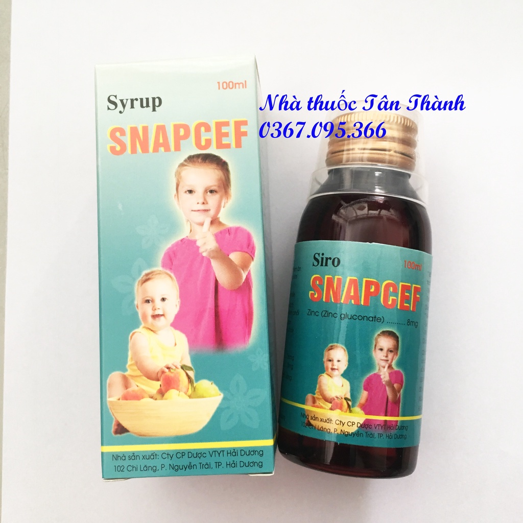 Kẽm Snapcef cho bé lọ 100ml