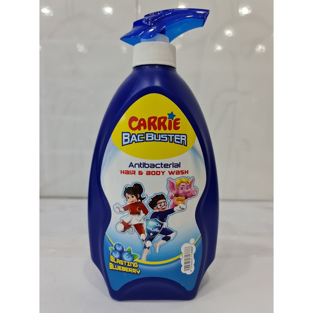 Sữa Tắm Gội Sạch Khuẩn Carrie Junior BacBuster Hương Strawberry 700G