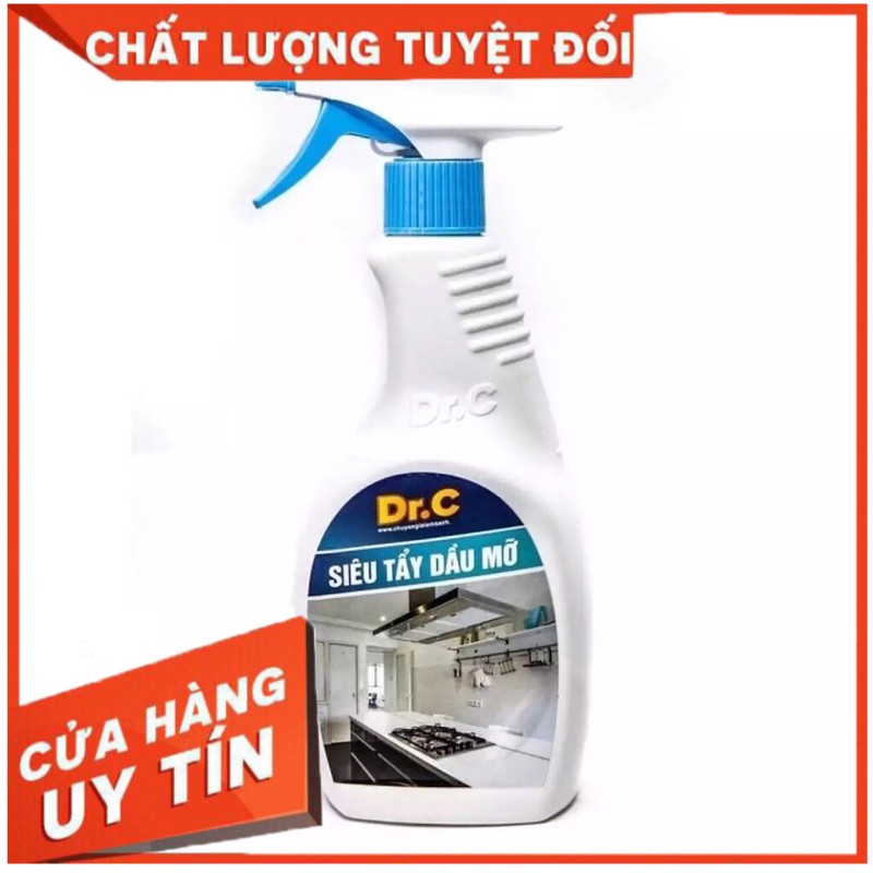 [TẨY SIÊU SẠCH] Đặc biệt tri ân khách hàng Siêu tẩy dầu mỡ Dr.C . [vật dụng nhà bếp]